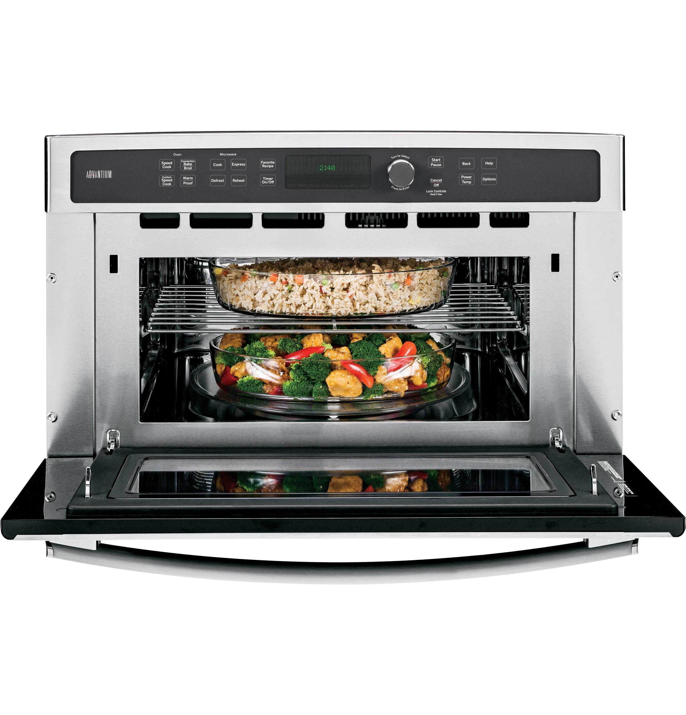 GE Appliances Profile™ Series Advantium® 240V 30 in. 4in1 Wall Oven with Speedcook Sheely